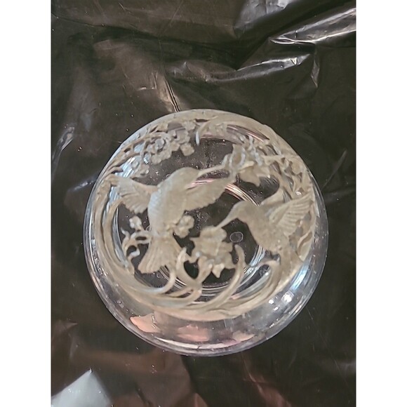 Rawcliffe Pewter 1989 Humming Bird Floral Potpourri Jar with Lid - Vintage - Picture 2 of 6